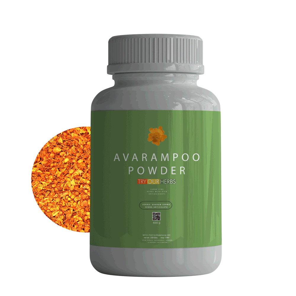 Fresh Avaram Poo Powder Freshly Dried - Tarwar, Avaram Senna